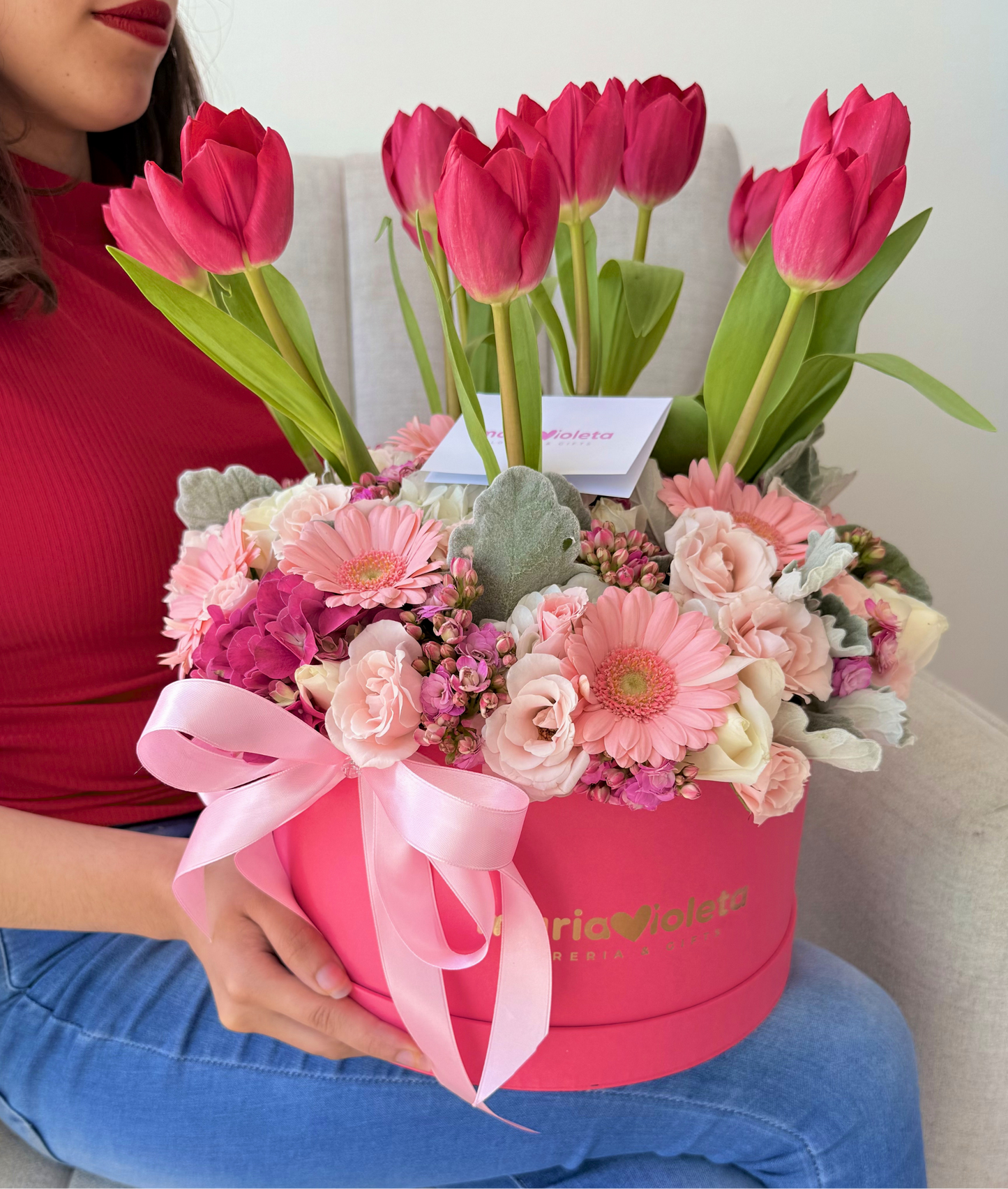 Fancy y gerberas